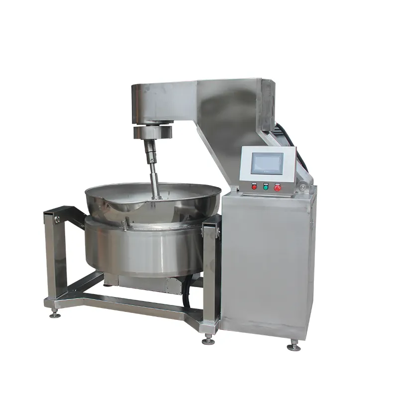 Elektromagnetische Aardbei Jam Making Machine Fruit Jacketed Ketel Caramel Saus Koken Mixer Machine Voor Verkoop