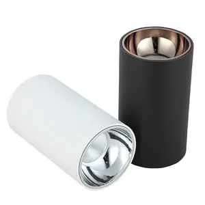 Plafonnier en aluminium de Style moderne en forme de cylindre pour magasin de vêtements
