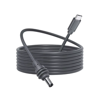 Adaptador de Conector de Alimentación USB Tipo C Hembra a 5521 DC Macho de 20V 100W para Starlink Mini, Convertidor de USB C a DC para Starlink Mini