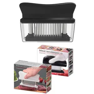 48-blades Stainless Steel Manual Meat Natural Tenderizer Steaks And Beef Meat Tenderizer Injector