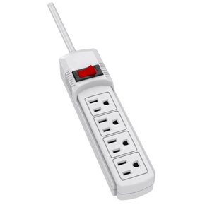 Panama chúng tôi điện dải bảo vệ tăng 4 cửa hàng với 3ft mở rộng dây điện thanh treo tường cho văn phòng nhà trắng - Product Image 2