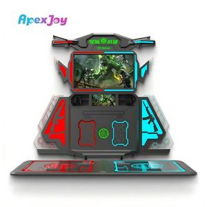 <span class=keywords><strong>Prix</strong></span> Usine Machine <span class=keywords><strong>de</strong></span> Jeu VR <span class=keywords><strong>de</strong></span> Tir pour 2 Joueurs, Simulateur d'Arcade Métallique à Double Écran 55" + 21.5", Service Complet pour Centre Commercial VR Cinema - Product Image 3