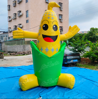 Ballon gonflable géant personnalisé pour événements extérieurs, modèle épis de maïs, avec ventilateur intégré, alimentation par prise, étanche, pour la publicité en gros