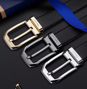 Hersteller aus China Custom Herren Kleid Gürtel Echtes Leder mit Doppelseite reversibel gedreht für Schnalle schwarz Farbe - Product Image 4
