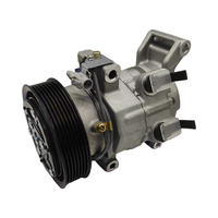 Compresor de Aire Acondicionado para Automóvil 10S11C 7PK-120MM Salida Derecha para Toyota Hilux 2.5-3.0L Compresor de Aire Acondicionado de Acero Juego Completo