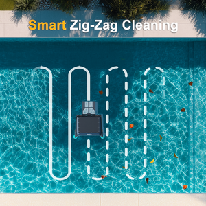 Robot Pulitore per <span class=keywords><strong>Piscina</strong></span> Cinese - Aspirapolvere Automatico Senza Fili, Pulitore Robotico Intelligente per Facile Manutenzione - Product Image 5