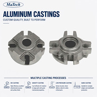Accouplement à bride en alliage d'aluminium sur mesure avec fente en U moulée sous pression pour pièces d'équipement de transmission industrielle