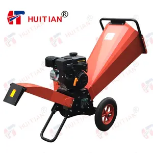 6.5HP Gasoline Manual Movable Tree Wood Chipper for Garden