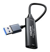 Carte de capture vidéo HDTV 4K 60Hz USB 3.0, carte de capture audio-vidéo HDTV Mjpeg, enregistreur de jeux HDTV 2160P pour PS5, Live PC, Xbox, OBS