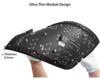 Vente flash - Modules LED numériques flexibles intelligents, modules souples incurvés pleine couleur, panneaux d'écran vidéo pliables