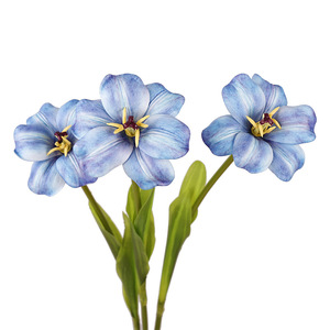 ดอกทิวลิปยิ้มแย้มประดิษฐ์ ขนาด 55 ซม. ทำจากพลาสติก PU คุณภาพสูง เหมาะสำหรับตกแต่งงานแต่งงานและบ้าน - Product Image 4