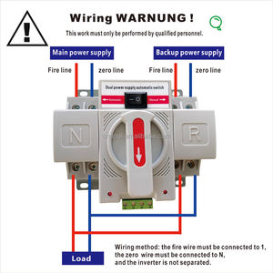 Автоматический выключатель Aats 2P 63A 220V/CB микроавтоматический выключатель двойного питания 63A 220V автоматическая передача - Product Image 5