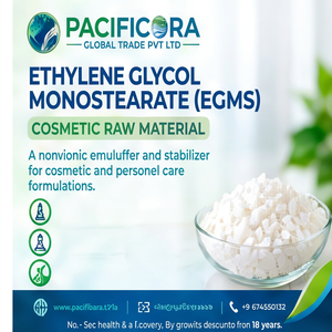 Monoestearato de Etilenglicol (EGMS), Materia Prima Cosmética, Emulsionante No Iónico, Estabilizador de Aceite y Agua para Cuidado Personal - Product Image 1