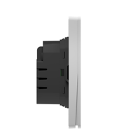 Interrupteur mural intelligent Tuya Zigbee 3 gangs 16A UE avec design clic souris et neutre, compatible Google/Smart Life/Alexa/Samsung OEM&ODM