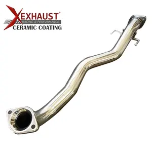 Lapisan Keramik Pipa Knalpot Exhaust Manifold Exhaust Header Downpipe untuk Mitsubishi Lancer EVO Evolusi 8 9