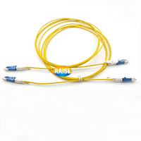 Offre Spéciale CS à CS 9/125 OS2 Duplex monomode 2.0mm PVC LSZH plénum fibre optique cordon de raccordement CS/UPC-CS/UPC fibre cavalier