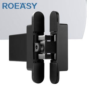 บานพับประตูแบบซ่อน Roeasy ผลิตจากโลหะผสมสังกะสี ดีไซน์ทันสมัย ระบบไฮดรอลิก ปิดอัตโนมัติแบบนุ่มนวล พร้อมสกรูติดตั้ง รับประกัน 1 ปี - Product Image 1