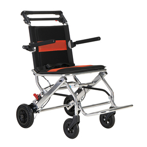 Impresión de transferencia de carbono, marco de aleación de aluminio, neumáticos, silla de rueda de goma sólida para ancianos y discapacitados - Product Image 3