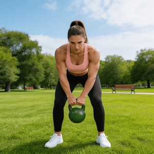 Ensemble de kettlebells de compétition en acier VIGFIT, équipement de musculation calibré pour la musculation croisée en salle de sport - Product Image 6
