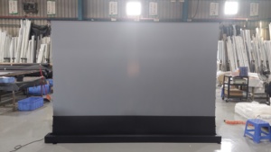 72-120'' Inch <strong>Floor</strong> Rising Projection <strong>Screen</strong> Alr Ust <strong>Floor</strong> Rising <strong>Floor</strong> Lifting Motorized <strong>Screen</strong> 4K UST <strong>Projector</strong> <strong>Screens</strong>