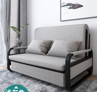 Canapé convertible multifonctionnel Petit canapé-lit Salon Famille Designs Bois Dropshipping Meubles Cam Tissus Lit