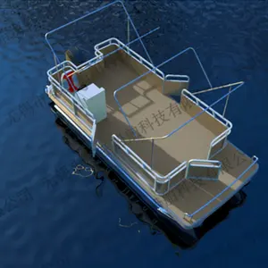 5,5 м, изготовленные на заказ сварные алюминиевые понтонные лодки
