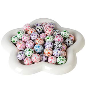 Chaîne de téléphone portable, porte-clés, accessoire de voiture en acrylique à paillettes colorées motif vache de 16 mm pour DIY - Product Image 6