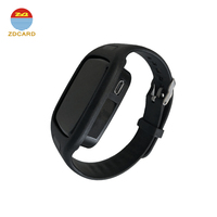 Mini USB portátil de 860 ~ 960MHz, lector de reloj UHF RFID de diente azul para gestión de activos