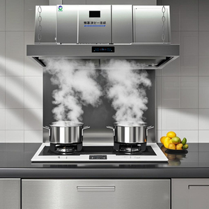 Système d'<span class=keywords><strong>extraction</strong></span> de fumée pour barbecue, <span class=keywords><strong>hotte</strong></span> aspirante idéale pour les cuisines diététiques <span class=keywords><strong>ou</strong></span> hospitalières, purification de l'air sans besoin de longs conduits, <span class=keywords><strong>hotte</strong></span> sans conduit - Product Image 1