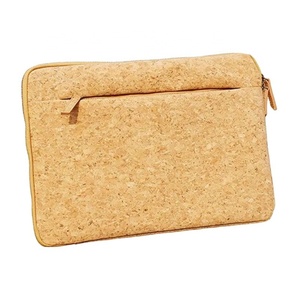 กระเป๋าใส่แล็ปท็อป Boshiho แบบกำหนดเอง เป็นมิตรกับสิ่งแวดล้อม ทำจากไม้ก๊อกธรรมชาติ พร้อมซิปป้องกัน สำหรับคอมพิวเตอร์ Apple MacBook - Product Image 1