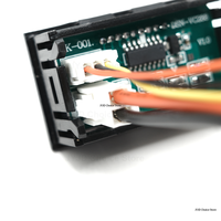 DC 100V 10A Ammeter Digital Panel Layar LED Ganda 0,28 Inci Kabel Penghubung JYJD