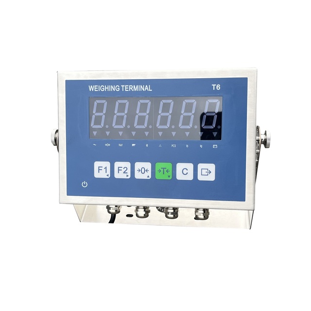 Menkenic T8 Floor & Bench Scale Indicator Platform Scale Blue LCD 1 Year Warranty AC 220V DC6V/10AH OEM Yaohua