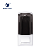CHUANGDIAN Distributeur de Savon Manuel Mural pour Salle de Bain IPX5 ABS Installation Sans Perçage CD-1023