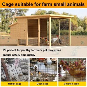 Cage à poulets de combat en treillis soudé galvanisé à chaud pour l'élevage de coqs de combat - Product Image 3