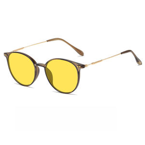 نظارات جديدة لعام <span class=keywords><strong>2025</strong></span> للرؤية الليلية مع عدسات صفراء تحجب الضوء الأزرق للرجال والنساء، نظارات مسطحة خفيفة الوزن للغاية لحماية الهواتف المحمولة - Product Image 5