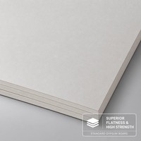 Paneles de Yeso Revestidos de Papel para Interiores, de Alta Calidad y Bajo Costo, Tamaño Estándar, Excelentes Placas de Yeso a Precios Bajos, Venta al Por Mayor