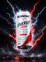 Boisson énergisante sans sucre prête à boire, saveur agrumes, boost concentration et endurance, 460 ml, pour athlètes, travailleurs, conducteurs