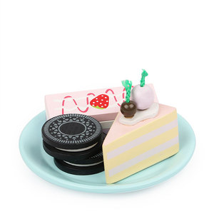 Kid Chơi Nhà Bánh Trái Cây Cecile 12-Mảnh Pastry Cắt Đồ Chơi Thiết Lập Mô Phỏng Nhà Bếp Bằng Gỗ Đồ Chơi - Product Image 3