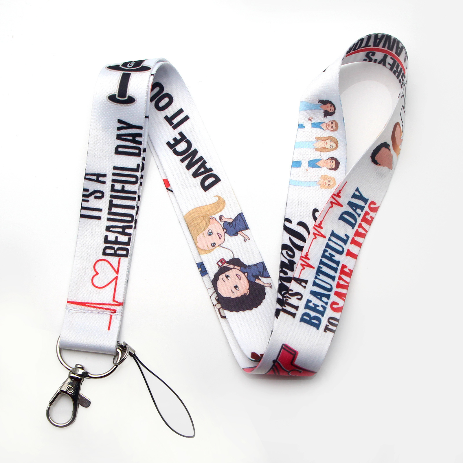Lovely Cartoon Doctor Nurse Lanyards Accessories Promotional Gifts Phone Neck Lanyard Anti-Lost Portable Card Holder Lanyards Image 4