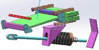 Tige de tension de mâchoire mobile durable, pièces standard pour concasseur à mâchoires PE150 250