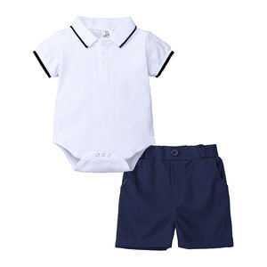 Ensemble de vêtements pour bébé garçon, combinaison + short, vêtements pour bébé, ensemble pour nouveau-né - Product Image 5