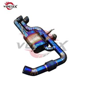 Escape Catback VORTEX Grado 5 Ti Valvetronic para BMW i8 1.5T 2014-2018, Puntas Azules Quemadas, Escape Deportivo de Carreras - Product Image 2