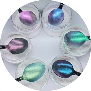 Cạnh tranh nhất giá màu sắc thay đổi chuyển Chrome bột Eyeshadow ứng dụng sắc tố - Product Image 1