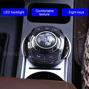 <b>Wireless</b> 8 Keys Car Steering Wheel Control Knob Button Smart <b>Switch</b> With LED <b>Light</b> Radio Car Android Navigation Player Cup Shape - Product Image 4