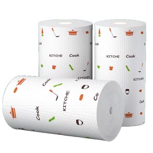 Serviettes en papier pour cuisine Lazy Person, 0,25 m x 12,5 m, extra épaisses, jetables, pour le nettoyage des casseroles et des poêles - Product Image 1