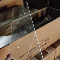 Persiennes en verre flotté transparent de 5mm 6mm Volets fenêtres