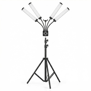 Lámpara LED para Tatuajes sin Sombra, 4 Brazos Flexibles, Lámpara de Trabajo con Alto CRI RA 95+, Luz de Fotografía y Video para Extensión de Pestañas y Tatuajes - Product Image 2