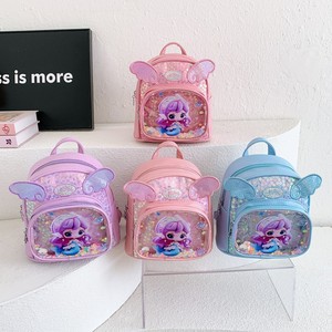 Nouveau sac à dos pailleté petite princesse maternelle bébé sac à dos Version coréenne dessin animé léger <span class=keywords><strong>cartable</strong></span> pour enfants - Product Image 2