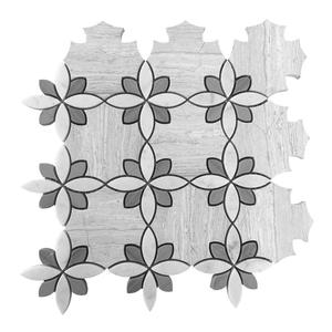 Sàn gạch nhà bếp tường hoa mô hình Gạch Mosaic bằng tia nước khảm đá cẩm thạch - Product Image 5