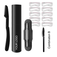 Vente en gros de produits de beauté, épilation à la cire étanche pour les sourcils, marque privée, timbre à sourcils personnalisé